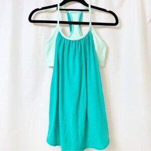 Lululemon Tuck Me In Tank Bali Breeze/Fresh Teal Size 4